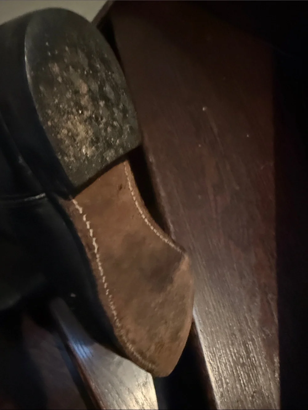 Tall Black Leather Riding Boots